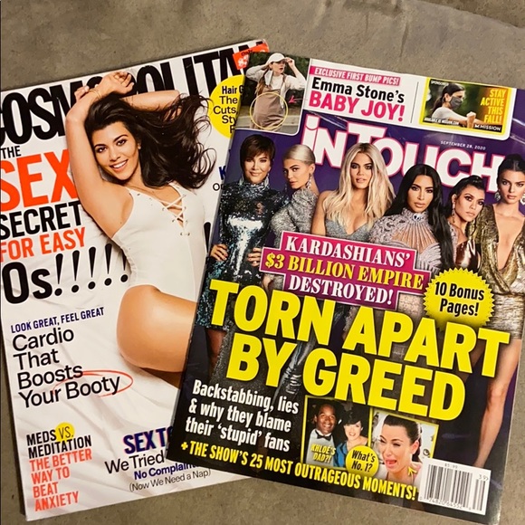 Cosmopolitan Other - 2 Kardashian magazines! 🌟 + 1 FREE mag!